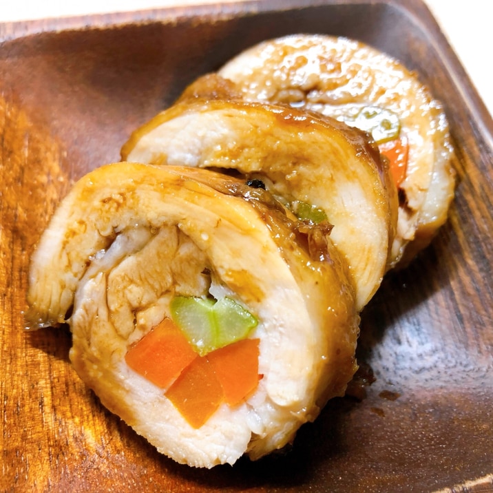 たこ糸なしでもできる!照り焼きチキンロール